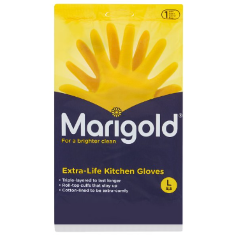 Marigold Extra-Life Kitchen Gloves L 8,5 1 Pair x Case of 72 - London Grocery
