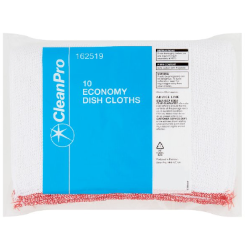 CleanPro 10 Economy Dish Cloths x Case of 40 - London Grocery