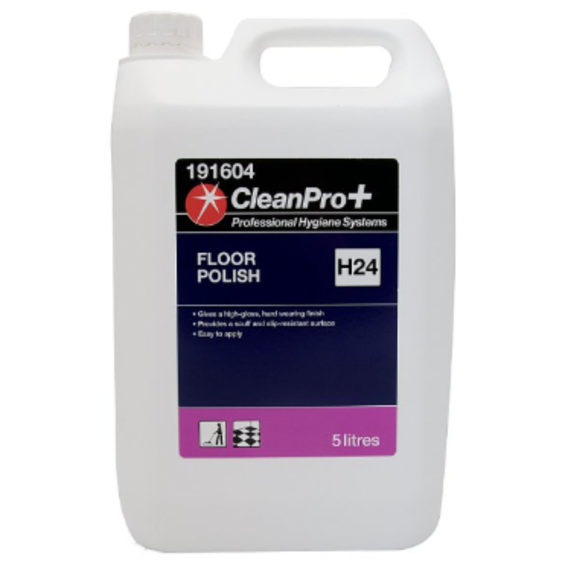 CleanPro+ Floor Polish H24 5 Litres x 2 - London Grocery