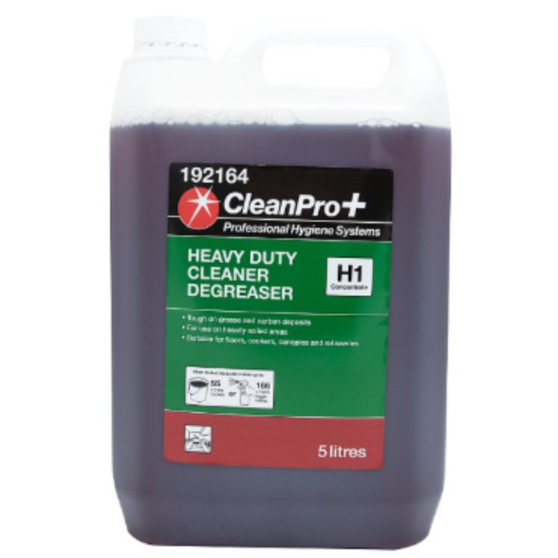 CleanPro+ Heavy Duty Cleaner Degreaser H1 Concentrate 5 Litres x 1 - London Grocery