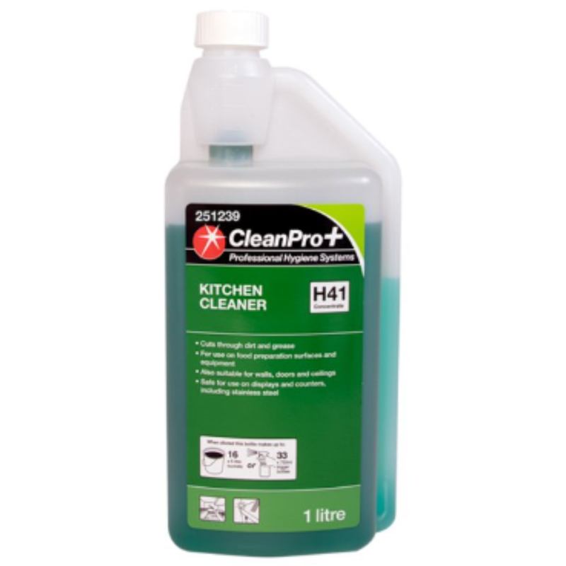 CleanPro+ Kitchen Cleaner H41 Concentrate 1 Litre x 12 - London Grocery