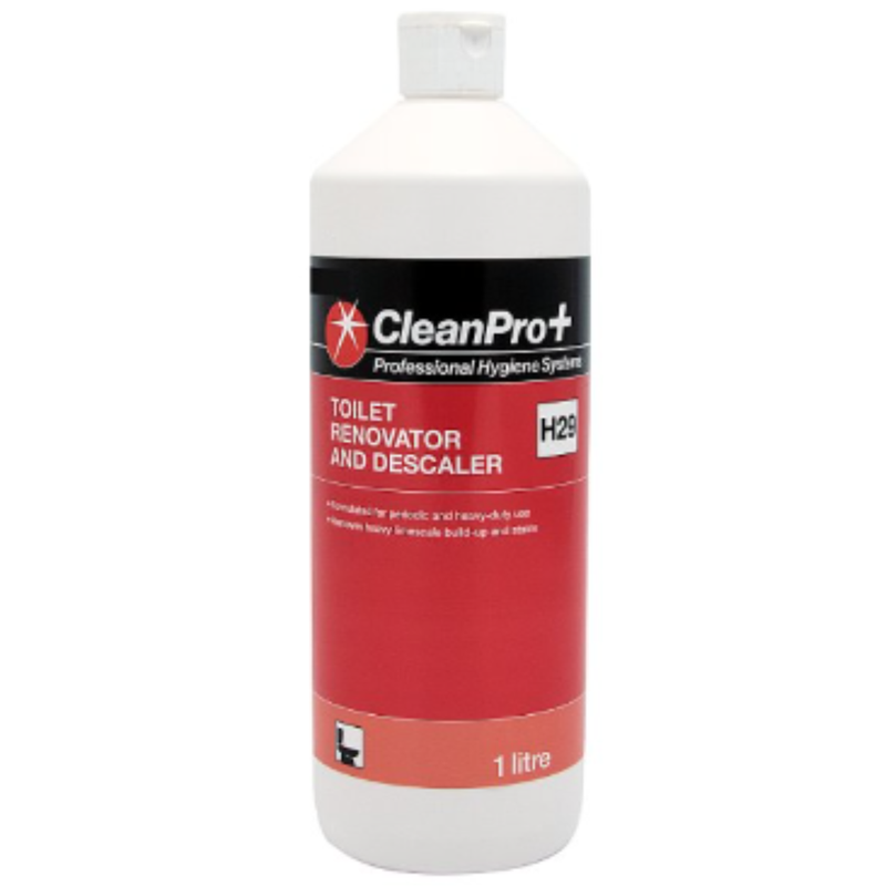 CleanPro+ Toilet Renovator and Descaler H29 1 Litre x 6 - London Grocery