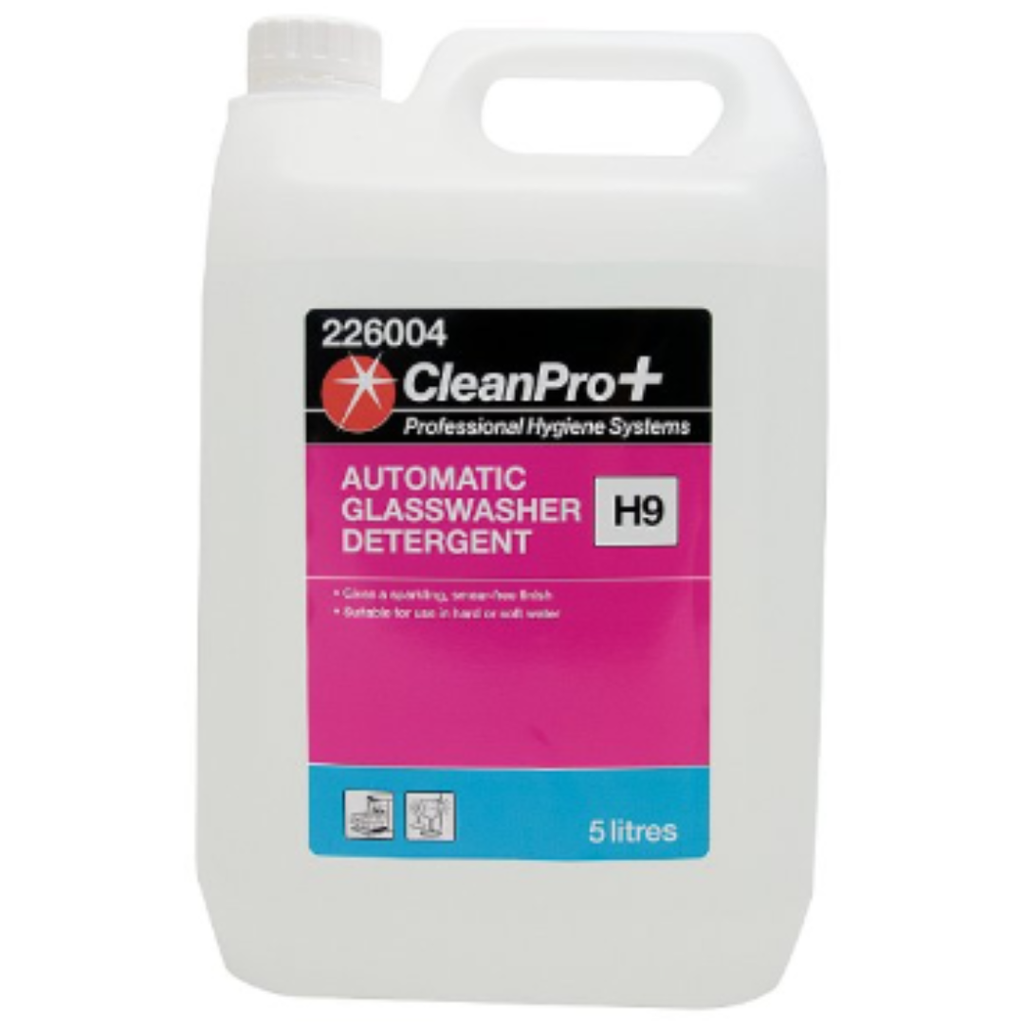 Buy CleanPro+ Automatic Glasswasher Detergent H9 5 Litres x 2 | London ...
