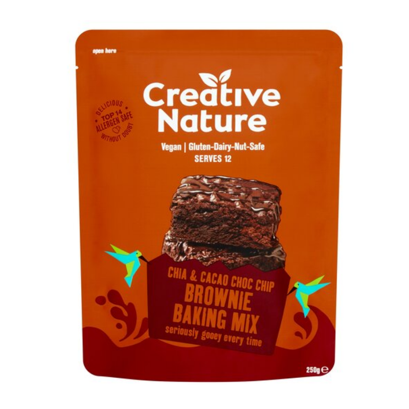 Creative Nature Free From Brownie Baking Mix 250gr-London Grocery