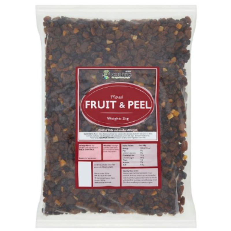 Curtis Mixed Fruit & Peel 2000g x 6 - London Grocery