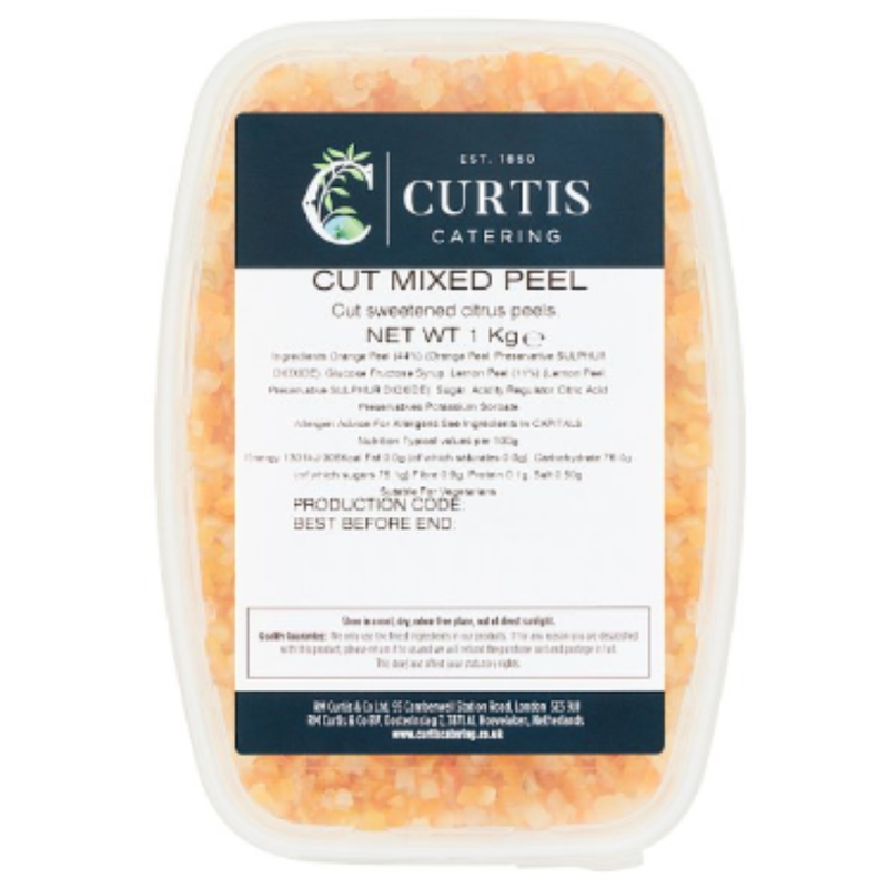Curtis Catering Cut Mixed Peel 1000g x 6 - London Grocery