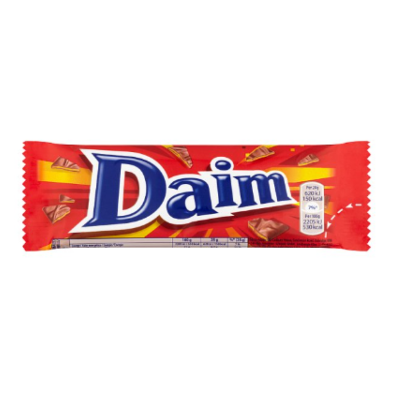 Daim Chocolate Bar 28g x Case of 36 - London Grocery