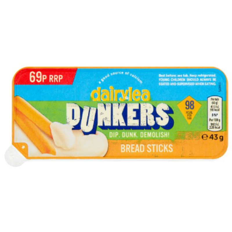 Dairylea Dunkers Breadsticks Cheese Snack 43g x 15 - London Grocery