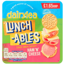 Dairylea Lunchables Ham 'n' Cheese 74g x 12 - London Grocery