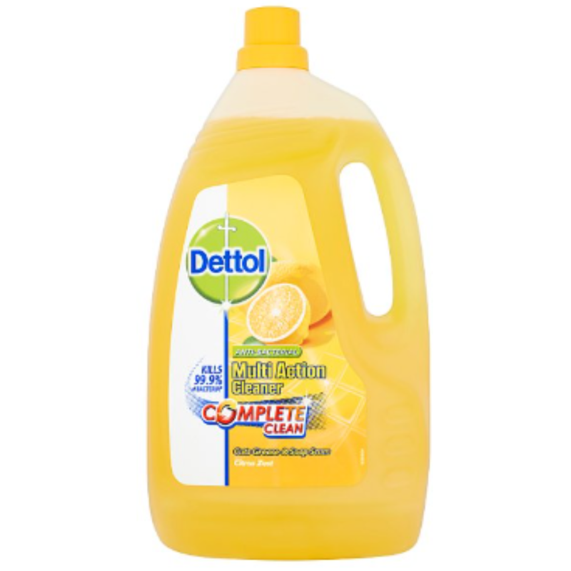 Dettol Anti-Bacterial Multi Action Cleaner Complete Clean Citrus Zest 4L x 1 - London Grocery