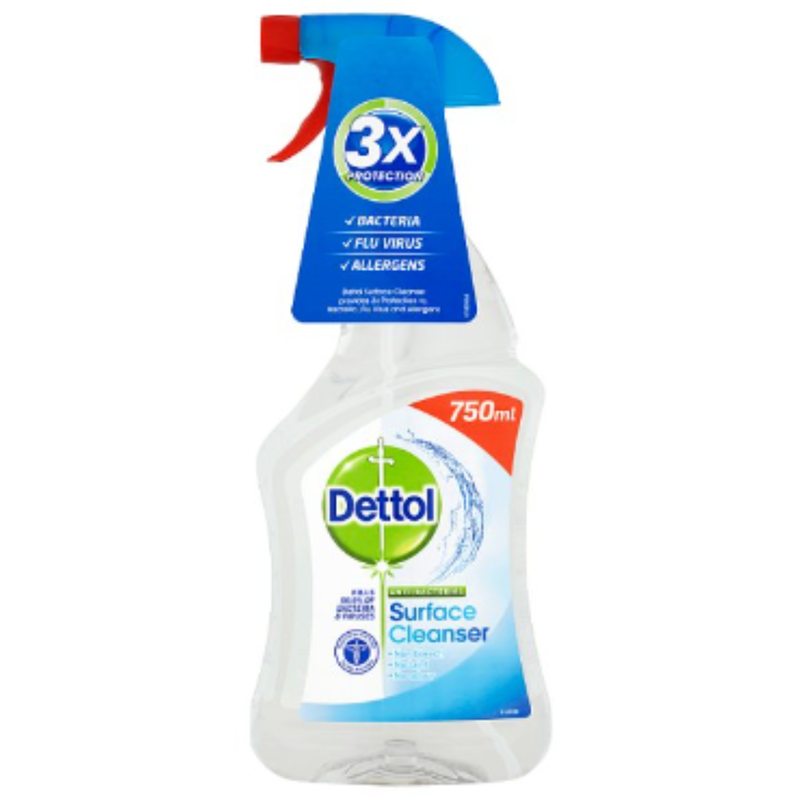 Dettol Antibacterial Surface Cleanser Spray 750ml x 6 - London Grocery