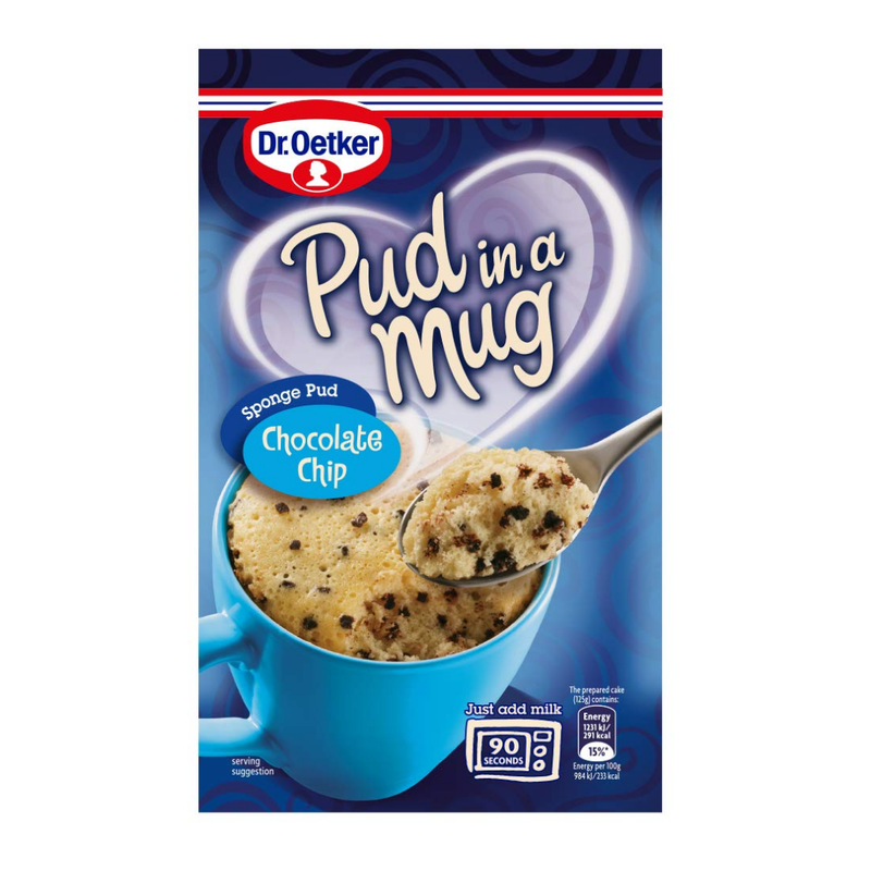 Dr Oetker Chocolate Chip Pudding In A Mug 65gr-London Grocery