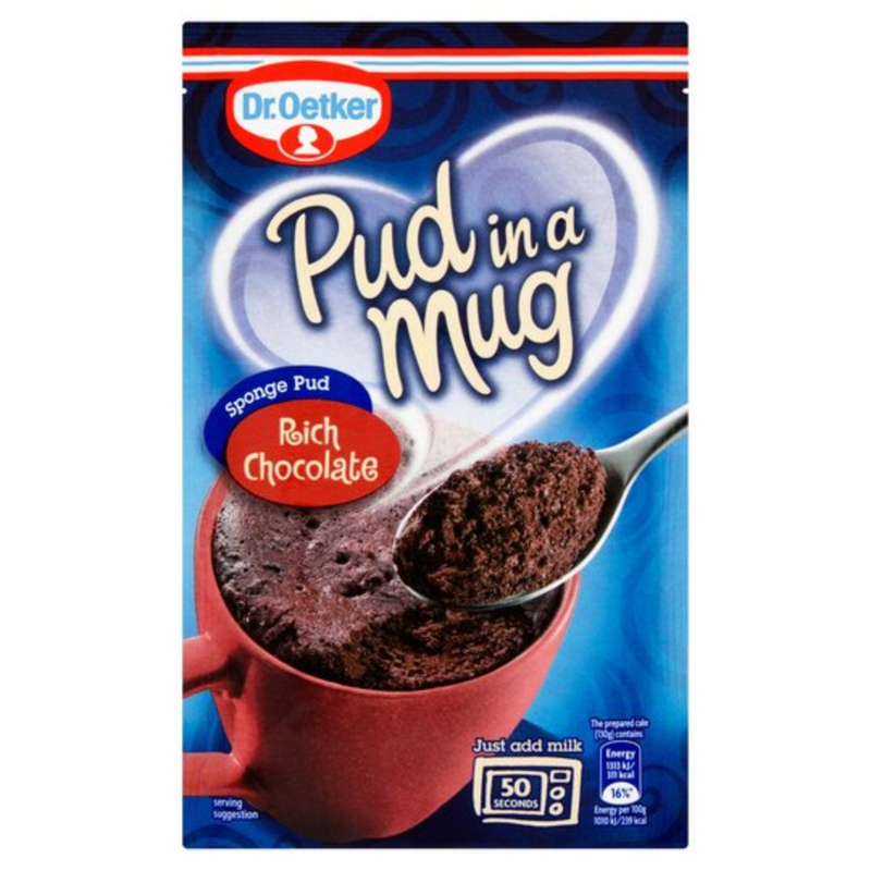 Dr Oetker Pudding In A Mug Rich Chocolate 70gr-London Grocery