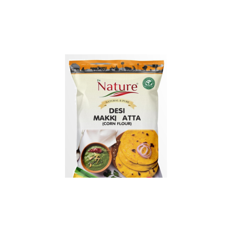 Dr. Nature Desi Makki Atta 850g-London Grocery