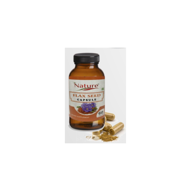 Dr. Nature Flaxseed Capsule 60x500mg-London Grocery