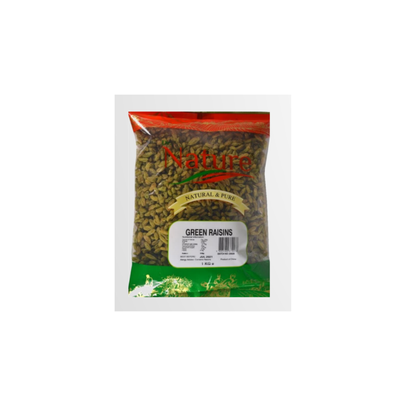 Dr. Nature Green Raisins 1kg-London Grocery