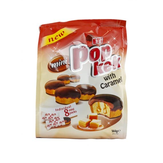 Eti Popkek Mini Caramel 144Gr - London Grocery