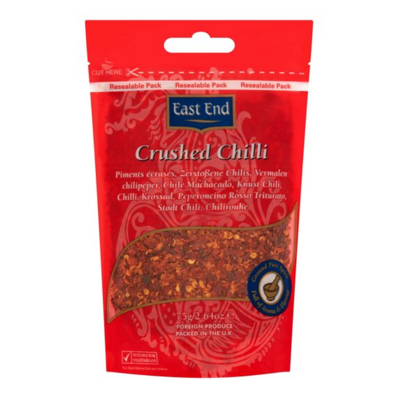 East End Crushed Chilli 75G-London Grocery