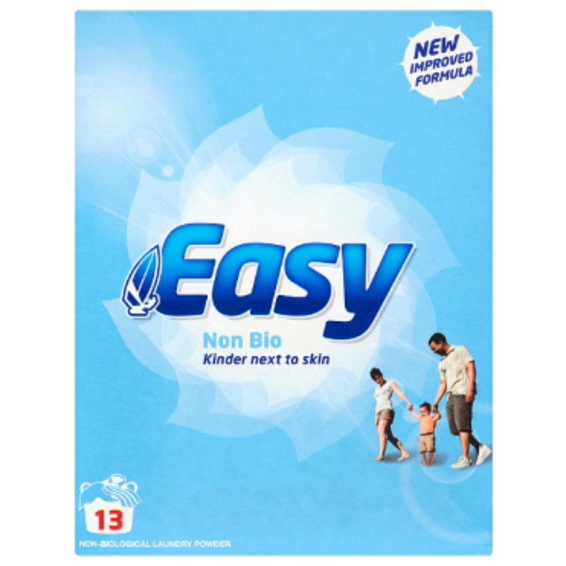Easy 13 Non-Biological Laundry Powder 884g x Case of 6 - London Grocery