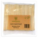 Edenware Wooden Knife 100 Pieces |Eco Friendly|Approx 100 per Case| Case of 10 - London Grocery