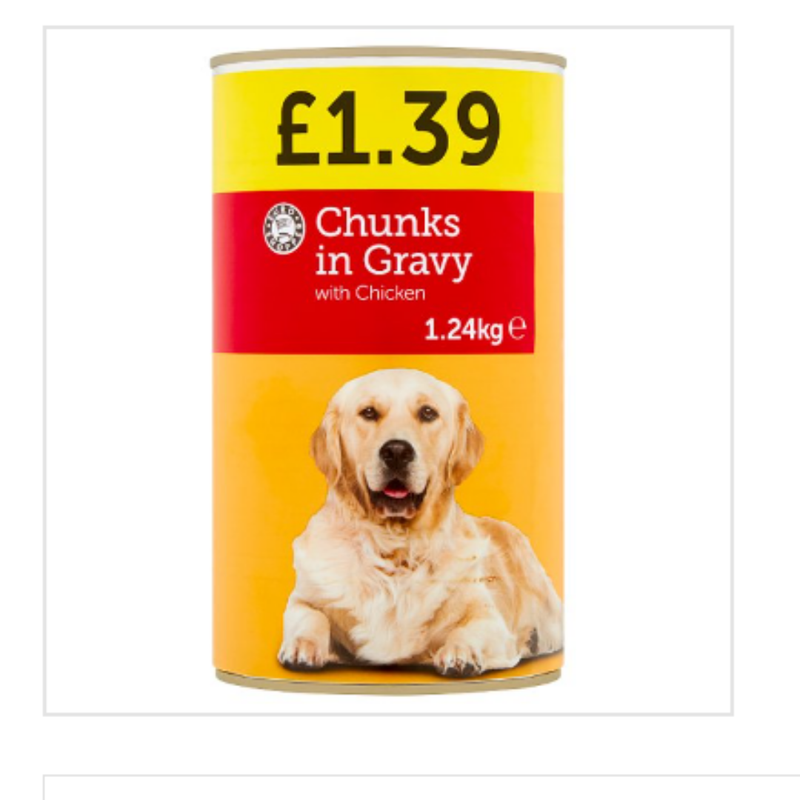 Euro Shopper Chunks in Gravy with Chicken 1.24kg x Case of 6 - London Grocery
