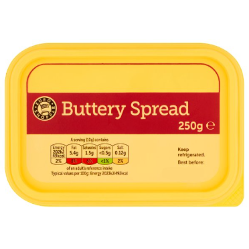 Euro Shopper Buttery Spread 250g x 16 - London Grocery