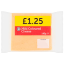 Euro Shopper Mild Coloured Cheese PMP 180g  x 12 - London Grocery