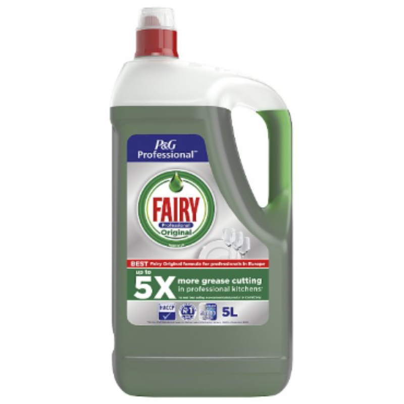 Fairy Professional Concentrated Washing Up Liquid Original 5L x 1 - London Grocery