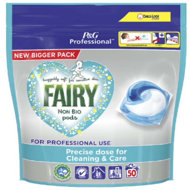 Fairy Non Bio Pods Washing Liquid Capsules 100 Washes x 1 - London Grocery