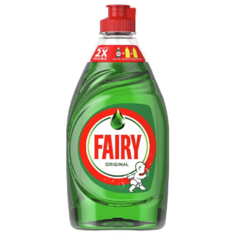 Fairy Original Washing Up Liquid Green with LiftAction 433 ML x Case of 10 - London Grocery
