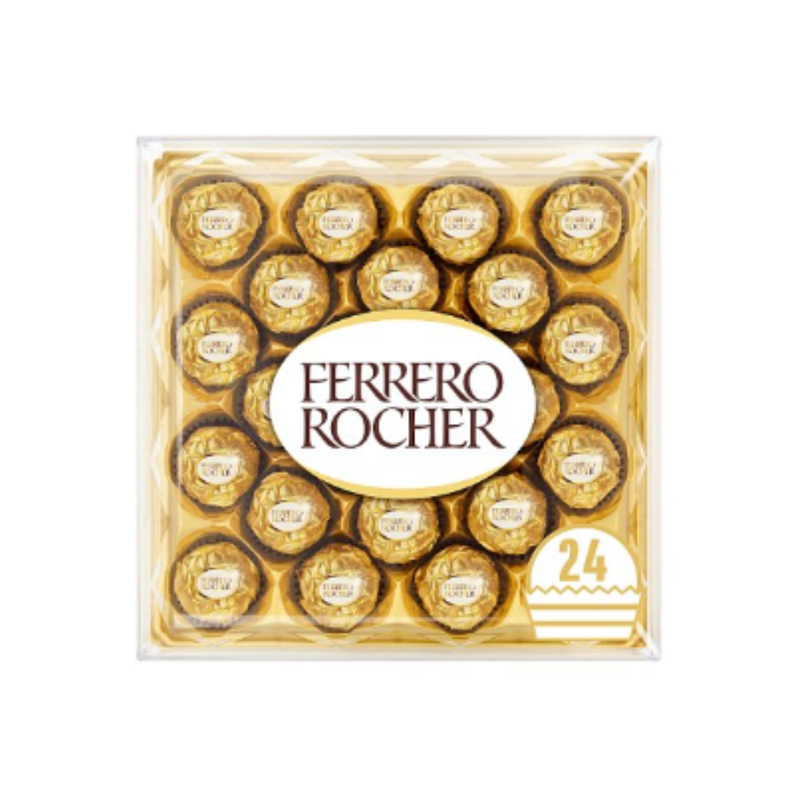 Ferrero Rocher Gift Box of Chocolate 24 Pieces (300g) x Case of 6 - London Grocery