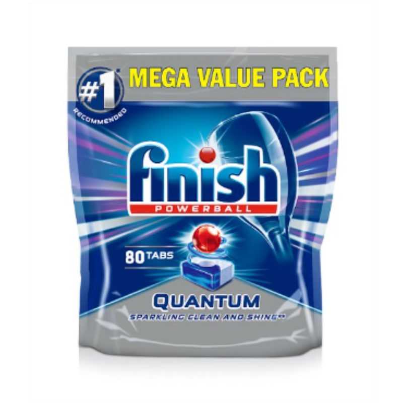 Finish Dishwashing Tablets Quantum Max Regular 80 x 1 - London Grocery