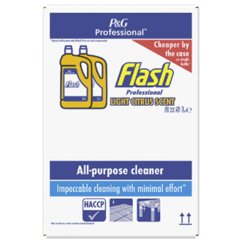 Flash Professional All-Purpose Cleaner Light Citrus 5L x 2 - London Grocery