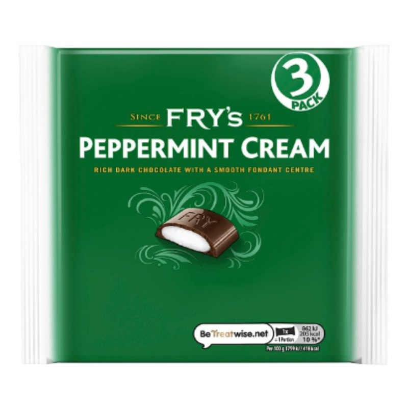 Fry's Peppermint Cream 3 Pack 147g x Case of 16 - London Grocery