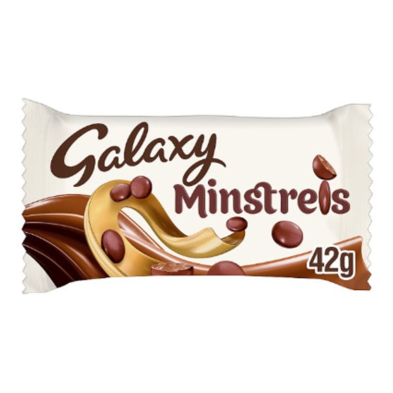 Galaxy Minstrels Chocolate Bag 42g x Case of 40 - London Grocery