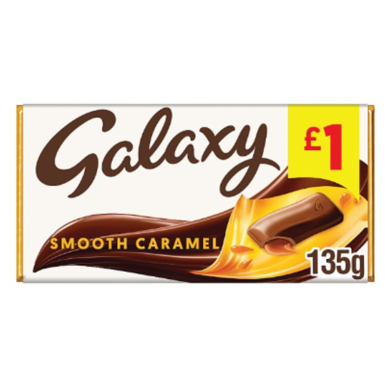 Galaxy Caramel Chocolate Bar 135g x Case of 24 - London Grocery