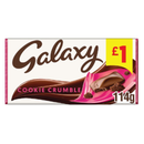 Galaxy Cookie Crumble Chocolate Bar 114g x Case of 24 - London Grocery