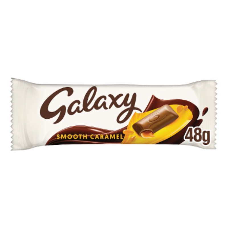 Galaxy Caramel Chocolate Bar 48g x Case of 24 - London Grocery