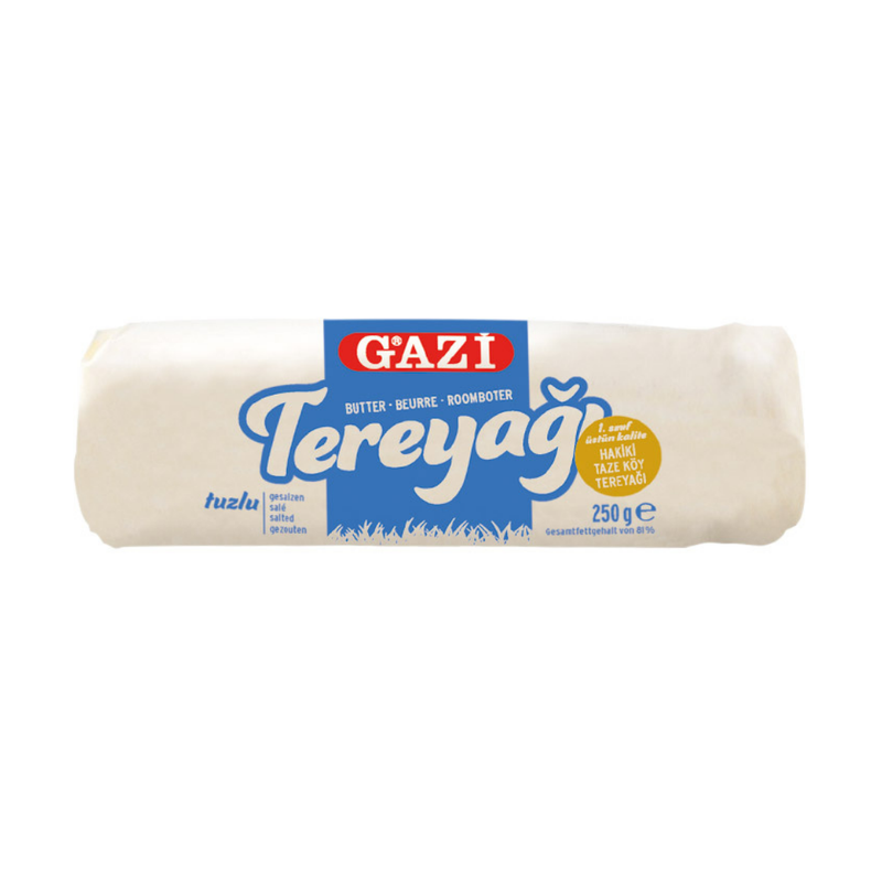 Gazi Salted Butter (Tuzlu Tereyag) 250Gr-London Grocery