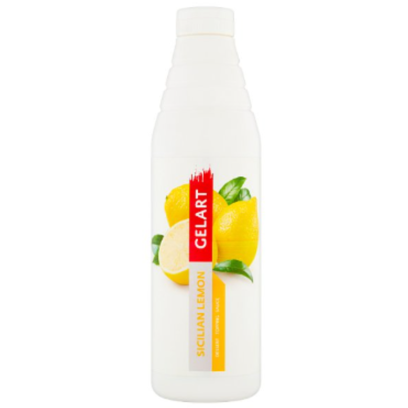 Gelart Sicilian Lemon Dessert Topping Sauce 1000g x 1 - London Grocery