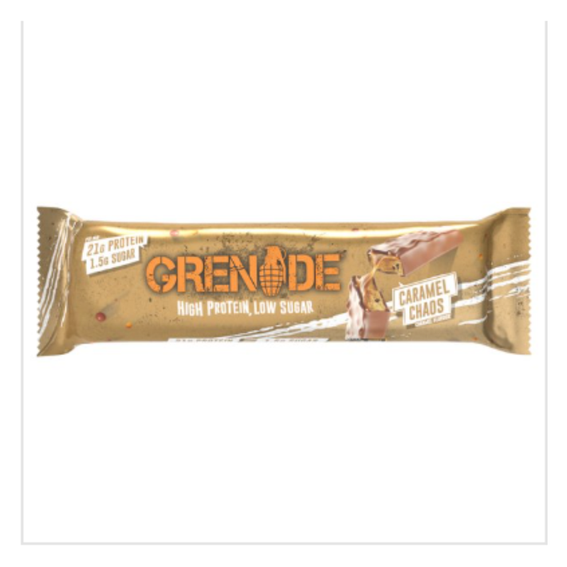 Grenade Caramel Chaos Caramel Flavour 60g x Case of 12 - London Grocery