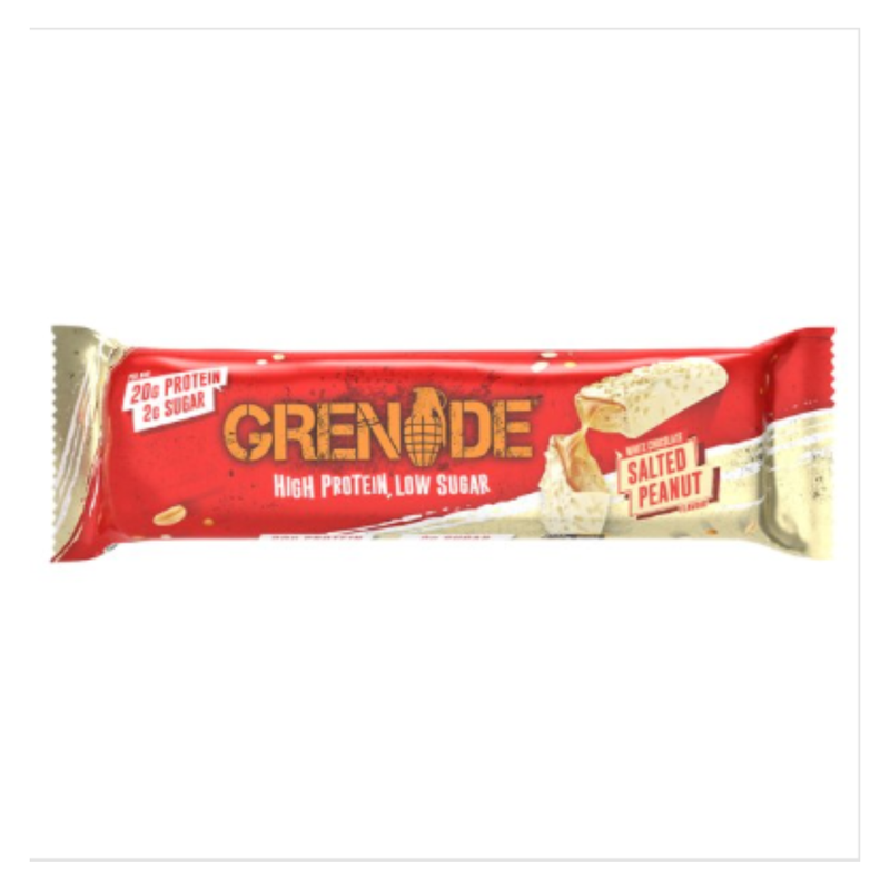 Grenade White Chocolate Salted Peanut Flavour 60g x Case of 12 - London Grocery