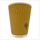 H-Pack 8oz Bio Cup Embossed Double Wall 35s x Case of 1 - London Grocery