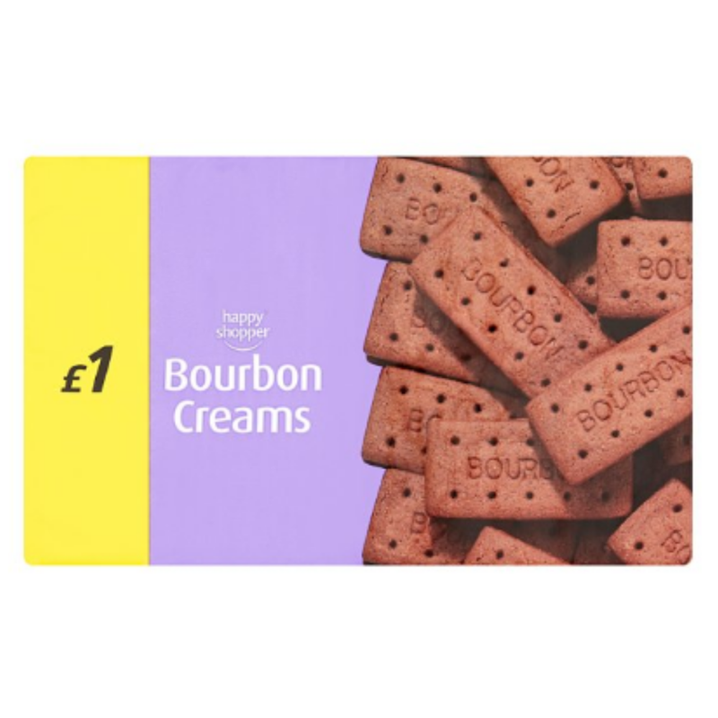Happy Shopper Bourbon Creams 400g x Case of 12 - London Grocery