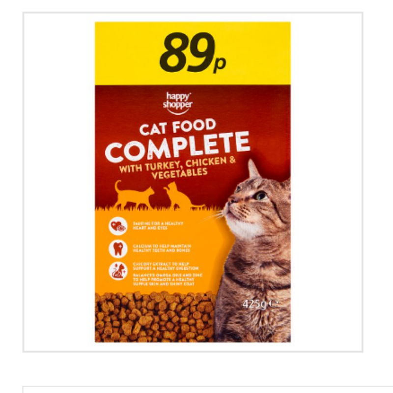 Happy Shopper Complete Cat Food with Turkey, Chicken & Vegetables 425g x Case of 8 - London Grocery