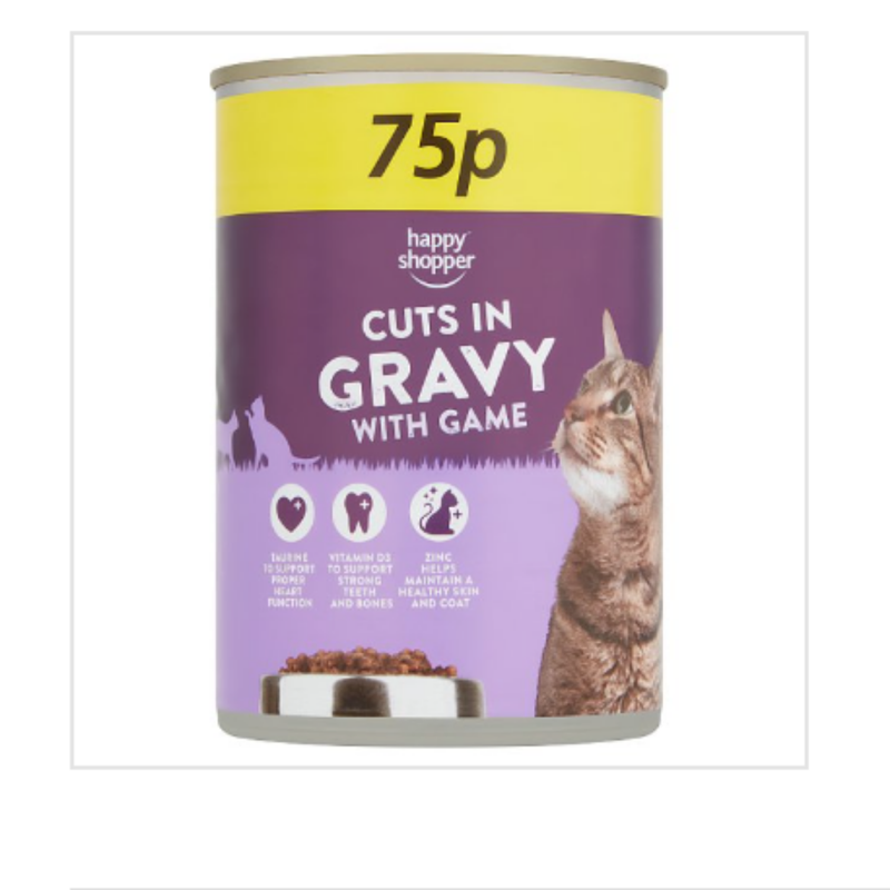 Happy Shopper Cuts in Gravy with Game 415g x Case of 12 - London Grocery