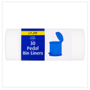 Happy Shopper 30 Pedal Bin Liners  | Case of 24 - London Grocery