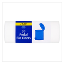 Happy Shopper 30 Pedal Bin Liners | Case of 12 - London Grocery