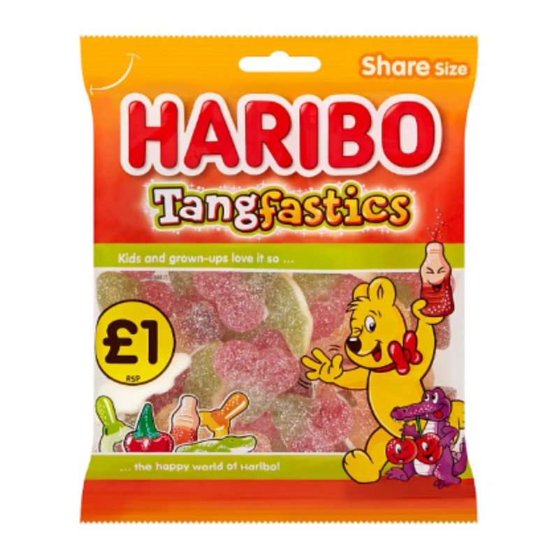 HARIBO Tangfastics Bag 160g PM x Case of 12 - London Grocery