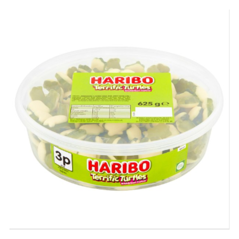 HARIBO Terrific Turtles 625g x Case of 8 - London Grocery